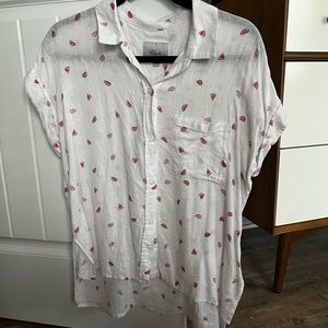 Rails Watermelon Short Sleeve Buttondown